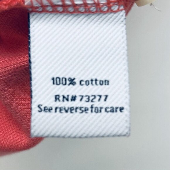 Croft & Barrow Shirt Size L Men’s Signature Polo 3 Button Red 100% Cotton - Picture 7 of 9